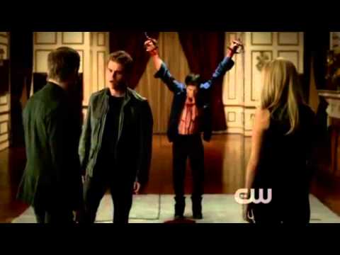 TVD 3X18 Stefan brings Klaus the steaks to free Damon  Klaus compels Damon