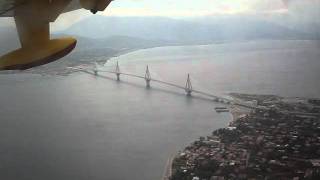 preview picture of video 'Γέφυρα Ρίου-Αντιρρίου...από Ψηλά! (bridge Rio-Antirio) (2)'