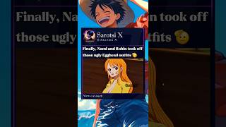 Finally, Nami and Robin took off those ugly Egghead outfits #nami #robin #egghead #outfit #onepiece