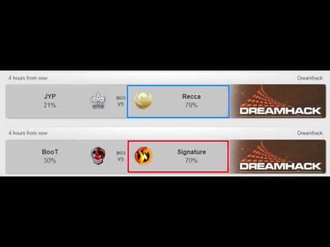 CSGO Lounge Betting Predictions - JYP Vs Recca, BooT Vs Signature