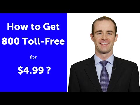 , title : 'How to Get 800 TOLL-FREE Cheap  for $4.99 /month?'