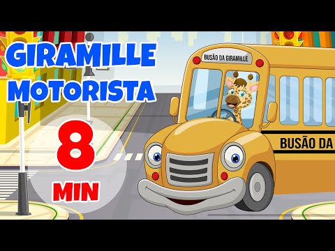 Giramille Motorista - 8 min | Desenho Animado Musical