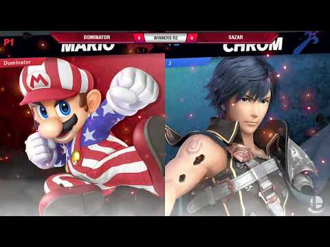 VS Weekly 8/15/19 - Winners R2 - Dominator (Mario) vs Sazar (Chrom) - SSBU