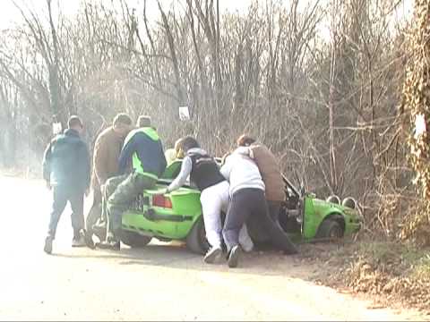 Rally 2 Valli historic crash