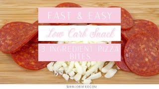 Easy Low Carb Pizza Bites Keto Recipe