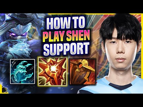 LEARN HOW TO PLAY SHEN SUPPORT LIKE A PRO! - GEN.G Lehends Plays Shen Support vs Braum! |