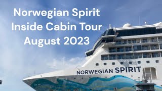 Norwegian Spirit inside cabin tour - August 2023