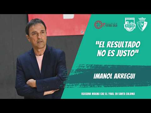 Imanol Arregui: «Podemos ganar o perder pero este equipo pelea hasta el puto minuto 40»