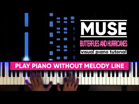 Butterflies and Hurricanes - Muse piano tutorial