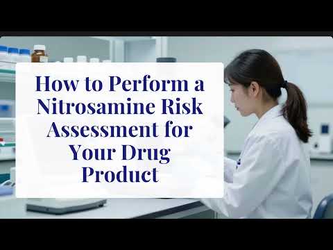 How to Perform a Nitrosamine Risk Assessment for Your Drug Product | Complete Step-by-Step Guide