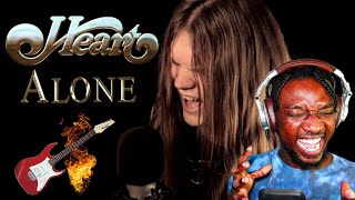 ALONE - HEART (Cover by Tommy Johansson) | REACTION