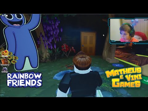 CUIDADO COM OS MONSTROS NO ROBLOX RAINBOW FRIENDS - Matheus e Vini Games