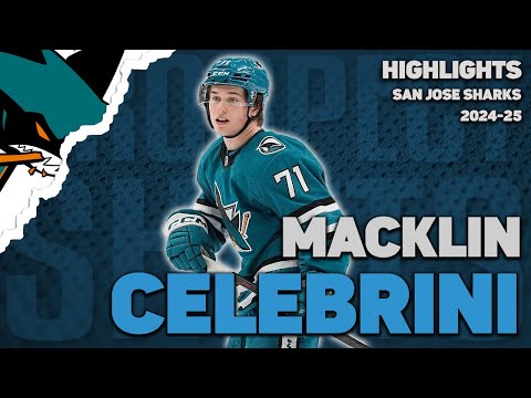 Macklin Celebrini | 2024-25 Rookie Highlights | San Jose Sharks