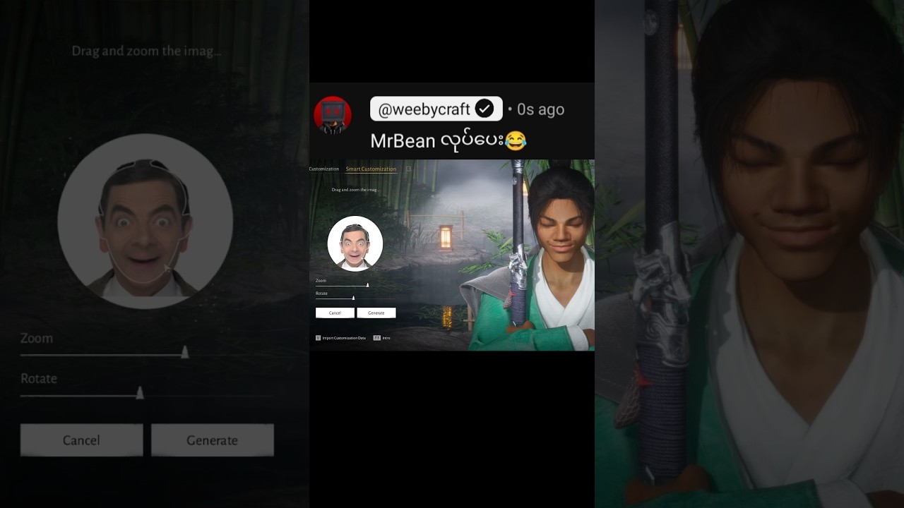 Mr Bean 😆 #weebycraft #wherewindsmeet #wwmccps5 #mrbean #funny