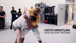 Catch Wrestling Techniques: Head And Arm Takedown