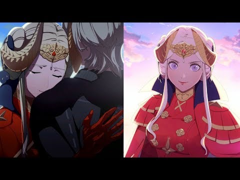 Fire Emblem Three Houses: Edelgard Marriage & Romance (C - S Support) [Church/Edelgard Route]