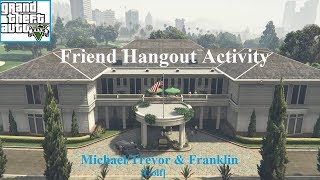 GTA V: Friend Hangout Activity # 17 - Michael/Trevor & Franklin [Golf]