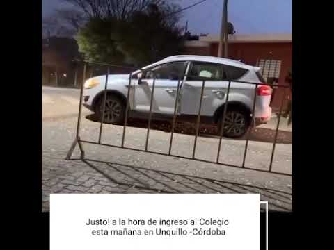 Tremendo granizo en distintas zonas de Córdoba: eran más grandes que un huevo