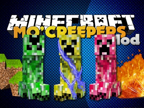 Minecraft Mod - ELEMENTAL CREEPERS MOD - NEW DEADLY CREEPERS