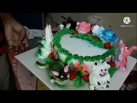 How To Make Cake Cream,Cake Cream Recipe,Bakery Style Cake Cream,Black Forest Toon Cake