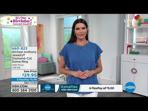 Michael Anthony Jewelry Sterling Silver DiamondCut Dome ...