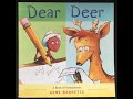 Dear Deer #readaloud #homophones #genebaretta