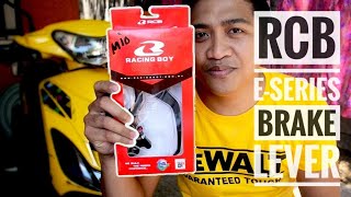 Yamaha Mio Sporty: Racing boy E-Series Brake Lever | RCB Brake Lever | Vlog |