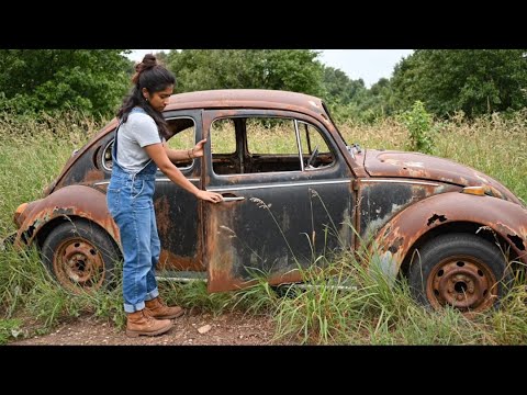 ASMR Car Restoration! Full Restoration 1970 VW Beetle from Abandoned State to Looking New