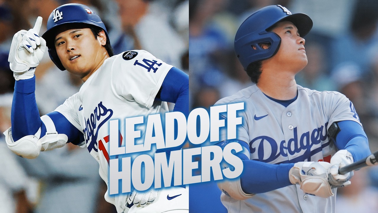 Shohei Ohtani starting the game with a BANG! 💥 (Both times he's hit a leadoff HR when he started)