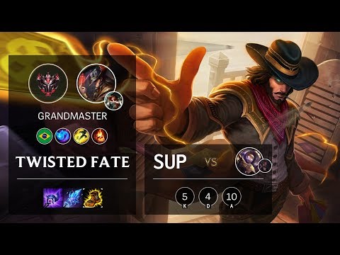 Twisted Fate Support vs Blitzcrank - BR Grandmaster Patch 10.8
