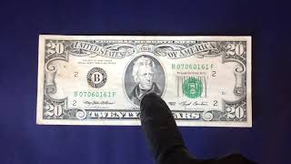 What is a 1993 20 dollar bill worth
