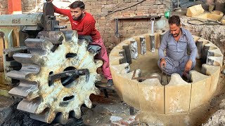 How To Do Manufacturing Large Machindry Pinion & Gear Wheel Making Process |