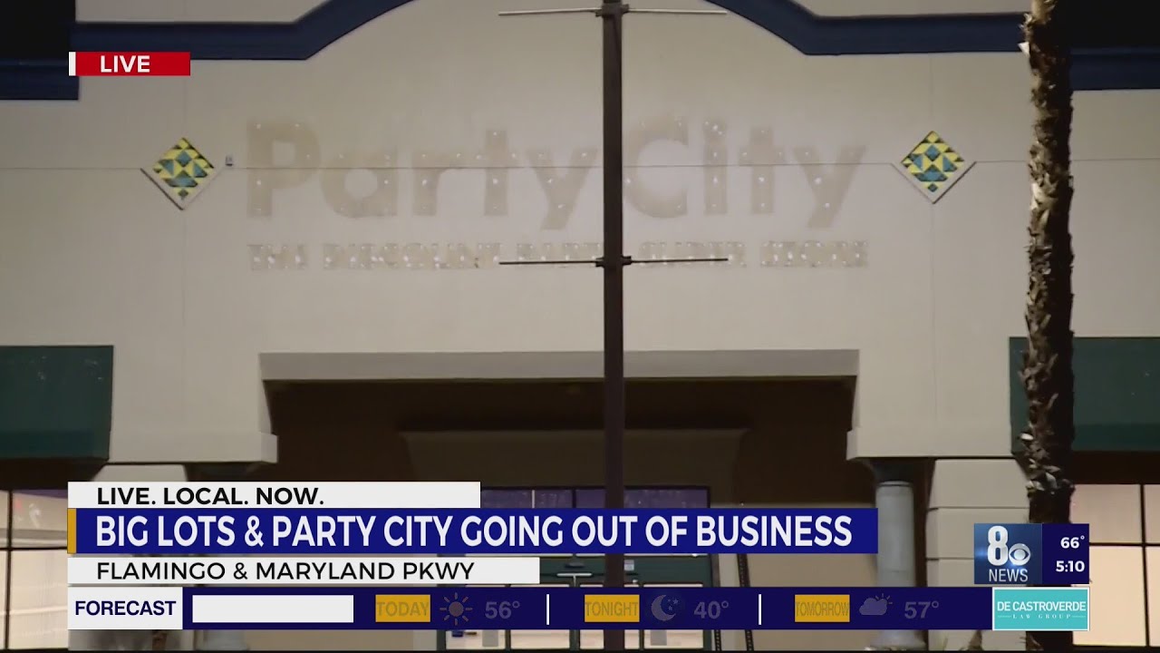 Las Vegas Big Lots, Party City close as online shopping booms