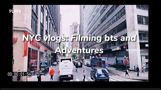 NYC vlogs: Filming bts and Adventures - Madison Reyes