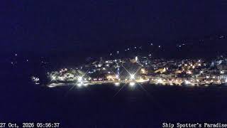 LIVE 24/7 | Skiathos Bay & Port – Real-Time Ship Spotting from Greece live webcam