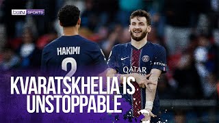 Kvaratskhelia is unstoppable | Brace for the Georgian to make it 3-0 | PSG vs Nantes | beIN SPORTS