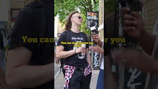 Lithuanian EXPOSES why the American dream is dead #streetinterview #america #cultures #shorts #viral