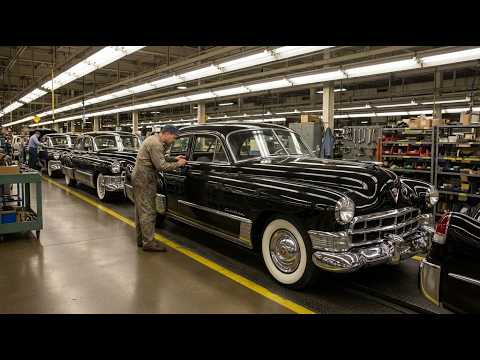 How 1948 Cadillac Series 62 Were Made | Inside Detroit Factory (Full Process)