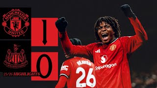 Download lagu Patrick Dorgu Rocket! 🚀 | Man Utd v Newcastle | Highlights mp3