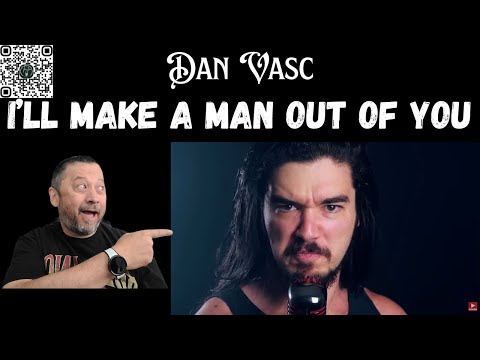 First Time Reaction - Dan Vasc - I'll Make A Man Out Of You | METAL COVER