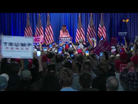 Melania Trump: Donald älskar vårt land
