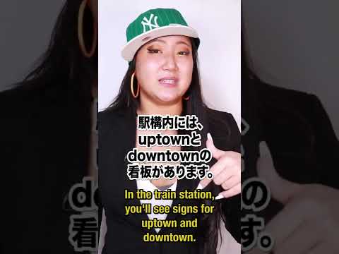 【ニューヨークの道案内に超便利!uptownとdowntownの意味を教えます!】「動画で観る！聴く！英語辞書動画」