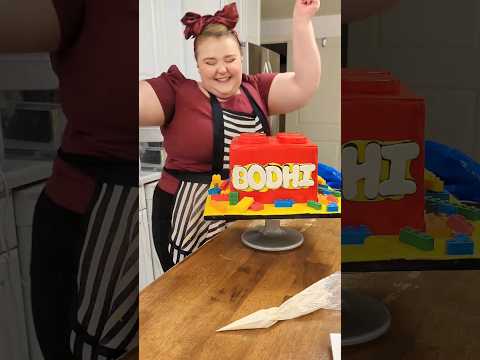 Lego Cake #cakedecorating #baking