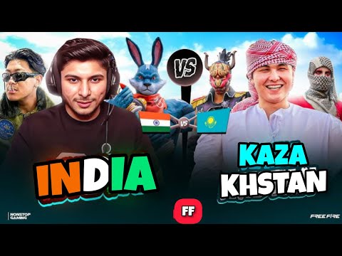 INDIA 🇮🇳 VS KAZAKHSTAN ( 4vs4 ) Match NG TAKE REVENGE TO KAZAKHSTAN #freefire #nonstopgaming