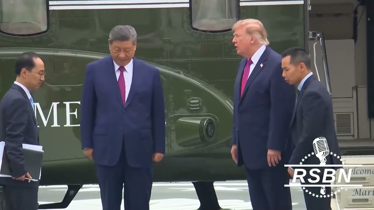 President Trump Gives President Xi Tour of New Helipad & Marine One - 09/24/26