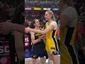 🥰 Cameron Brink Hugs Caitlin Clark, Lexie Hull After Los Angeles Sparks win vs Indiana Fever #shorts