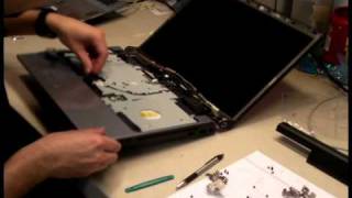 preview picture of video 'Dell Studio laptop display assembly replace'