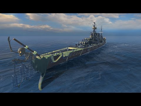 Incomparable Tier 10 🇬🇧 premium battleship gameplay - World of Warships Blitz