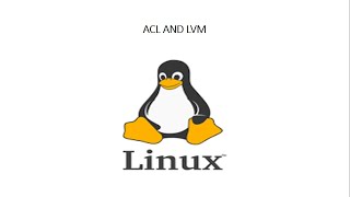 ACL and LVM #linux