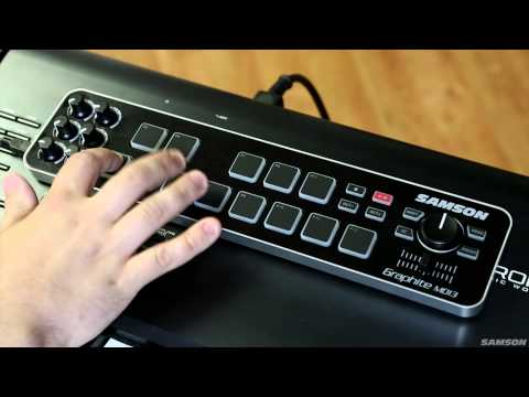 Видео-обзор товара Миди-клавиатура Samson SAKGRMD13 Graphite MD13